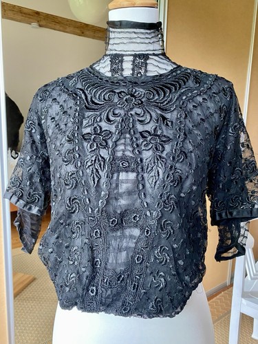 Antike damenbluse spitze mit - damenbluse,