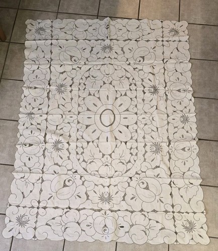 Antik tischdecke stickerei - antik,