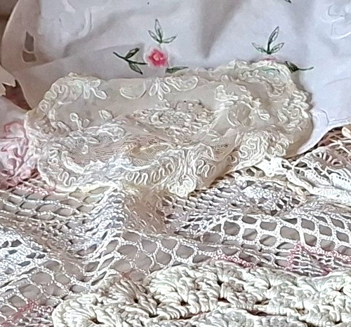 Vintage spitzendeckchen - vintage,