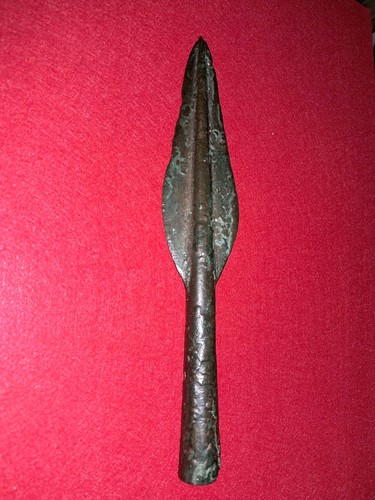 Speerspitze aus der - , bronzezeit