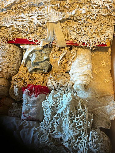 Stoffpaket spitze tüll - spitze, &