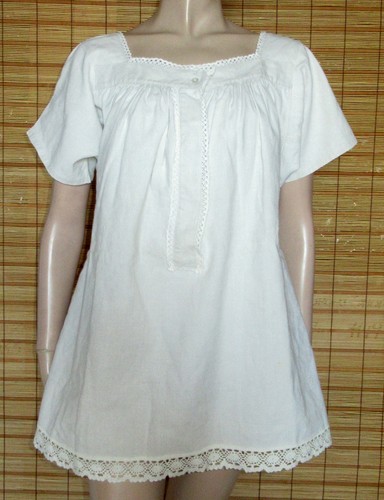 Weisses nachtkleid - weisses,