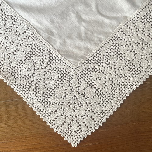 Vintage alte tischdecke - alte,