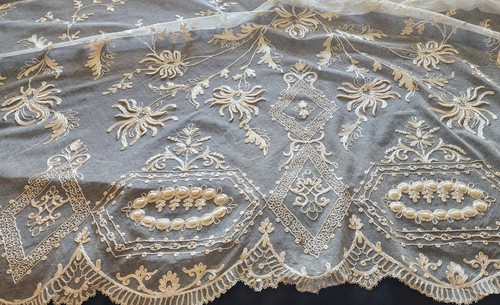 Jugendstil tulle spitze 300 - jugendstil, cm