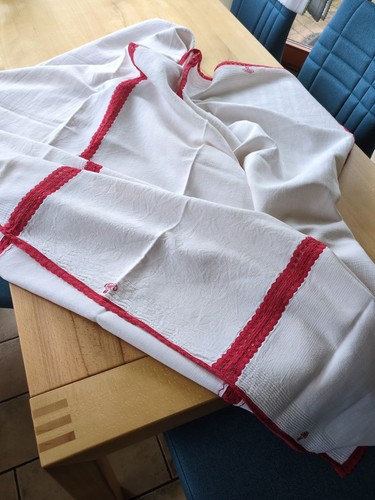 Antike leinen tischdecke - antike,