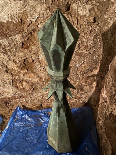 Turmspitze kupfer handarbeit - kupfer,