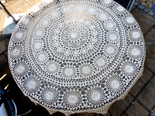 Prächtige häkel tischdecke - prächtige, häkel-tischdecke