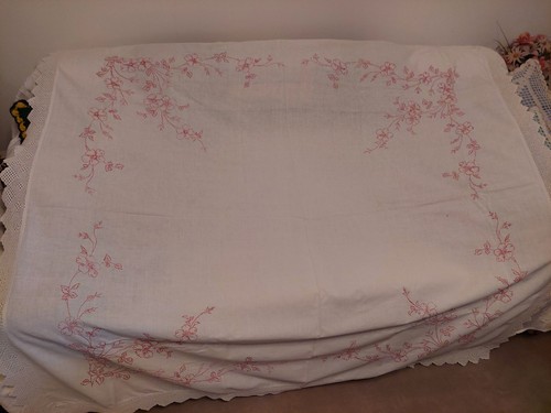 Antikes tischtuch 1910 - antikes, um