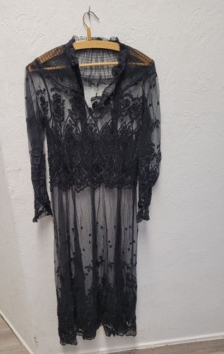 Kleid alt antik 1900 blumen - kleid,